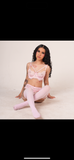 Pink Lace Harness Set