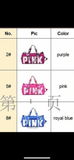 P I N K Duffel Bags